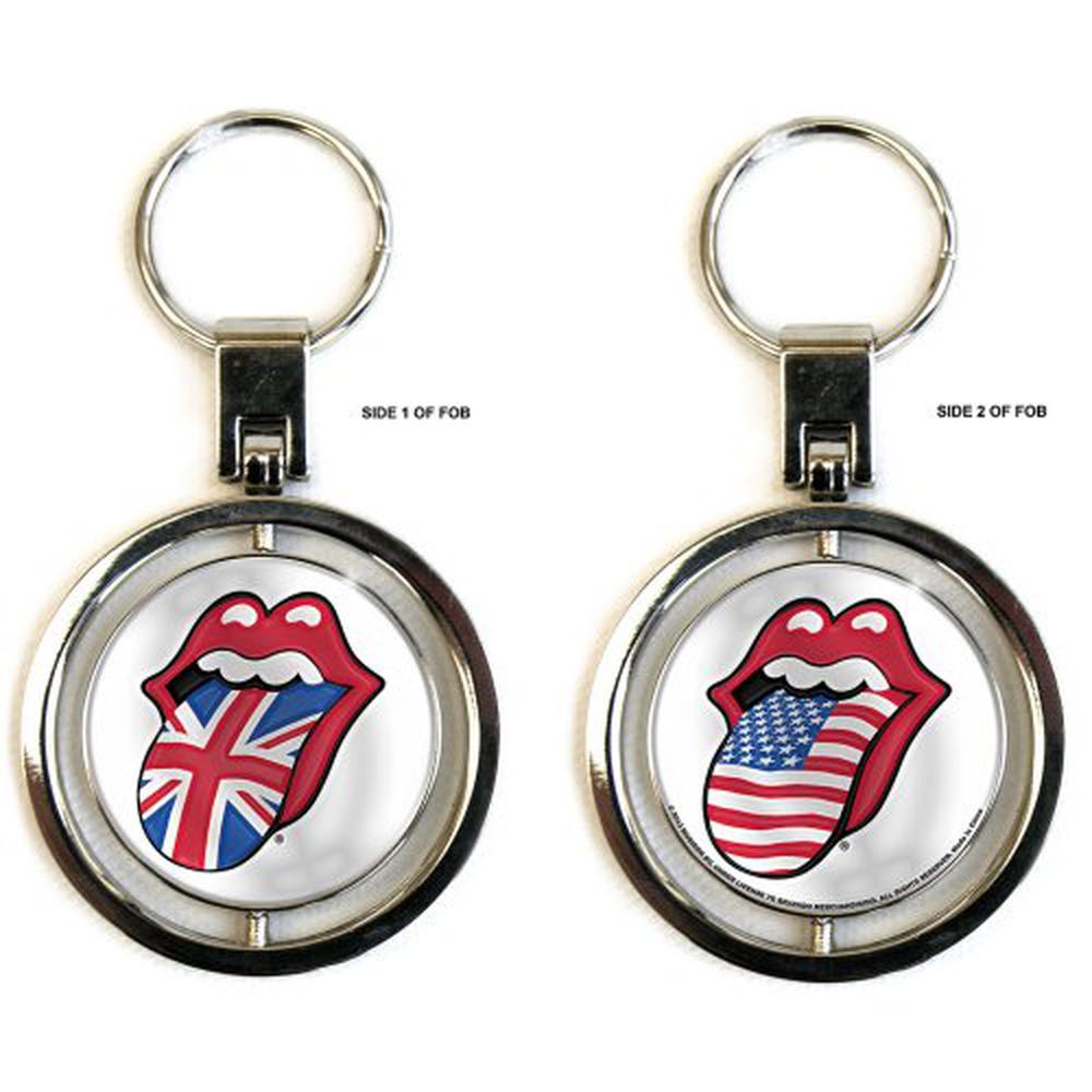 The Rolling Stones - UK & US Tongues Porteclés - Multicolore